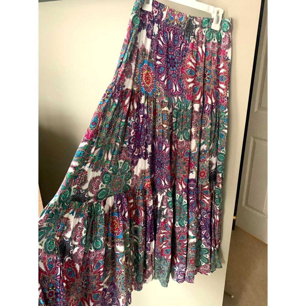 Summer Tiered Maxi Skirt
